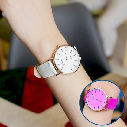 Obrazek z Zegarek zmieniający kolory  -  różowy