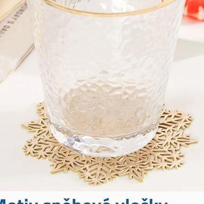 Obraz Podkładka w kształcie płatka śniegu 