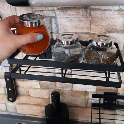 Obrazek z Metalowa zdejmowana półka ścienna 25 cm