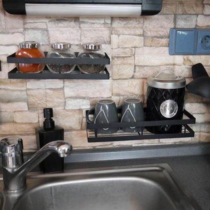 Obrazek z Metalowa zdejmowana półka ścienna 30 cm