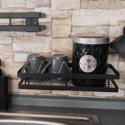 Obraz Metalowa zdejmowana półka ścienna 30 cm