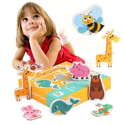 Obrazek z Puzzle dla dzieci - zwierzątka