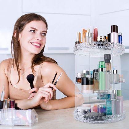 Obrazek z Stojak obrotowy na kosmetyki