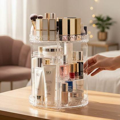 Obrazek z Stojak obrotowy na kosmetyki