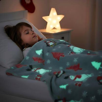 Obraz Świecący koc bożonarodzeniowy