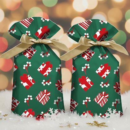 Obrazek z Woreczki na prezenty z wstążką 10 szt - L