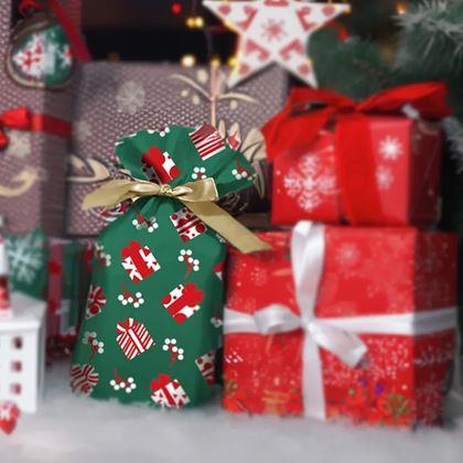 Obrazek z Woreczki na prezenty z wstążką 10 szt - L