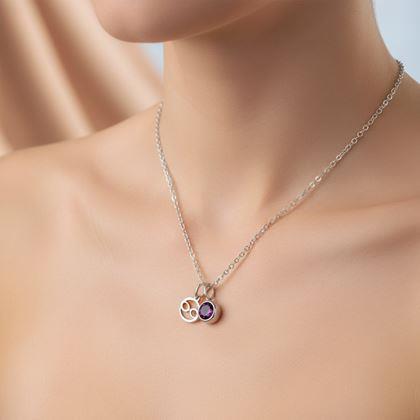 Obrazek z Łańcuszek z zawieszką znaku zodiaku - Rak