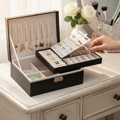 Obrazek z Szkatułka na biżuterię maxi  -  czarna