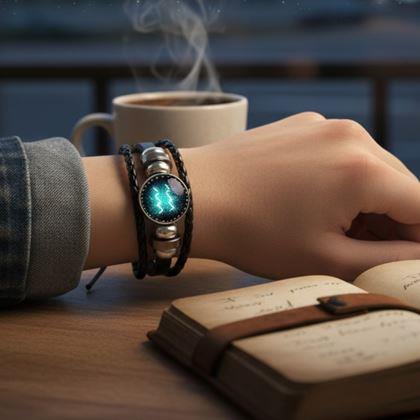 Obrazek z Bransoletka z znakiem zodiaku - Wodnik