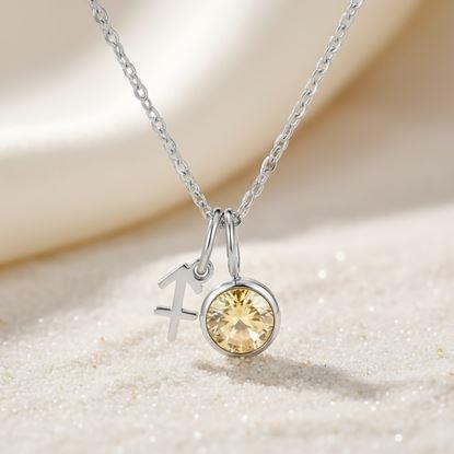 Obraz Łańcuszek z zawieszką znaku zodiaku