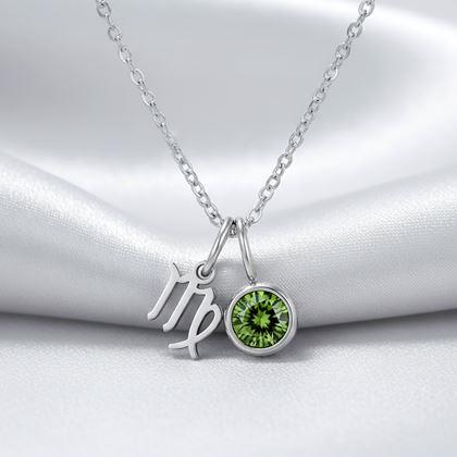 Obrazek z Łańcuszek z zawieszką znaku zodiaku - Panna
