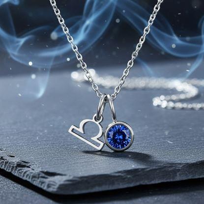 Obraz Łańcuszek z zawieszką znaku zodiaku