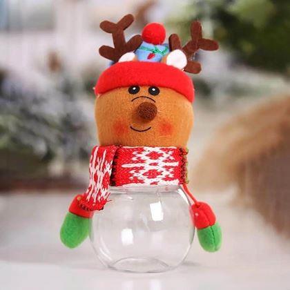 Obrazek z Świąteczna puszka na słodycze -  renifer