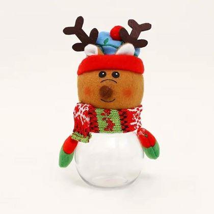 Obrazek z Świąteczna puszka na słodycze -  renifer