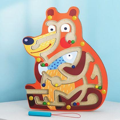 Obrazek z Magnetickie labirynt  -  miś