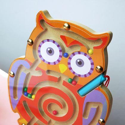 Obrazek z Magnetickie labirynt  -  sowa