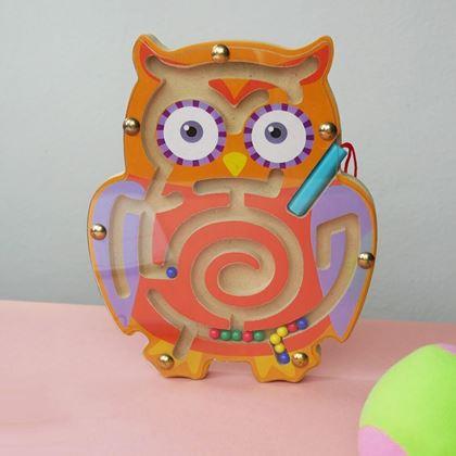 Obrazek z Magnetickie labirynt  -  sowa