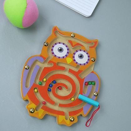 Obrazek z Magnetickie labirynt  -  sowa