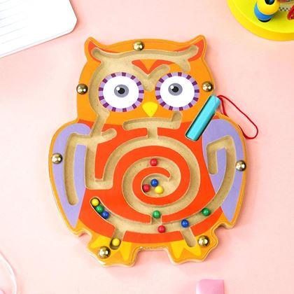 Obrazek z Magnetickie labirynt  -  sowa