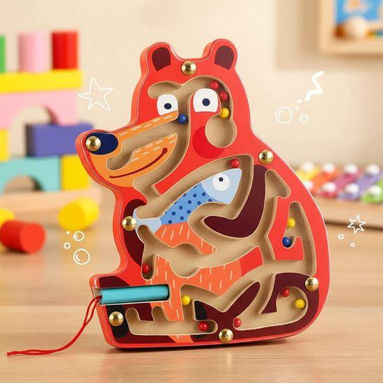 Obrazek z Magnetickie labirynt  -  miś