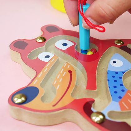 Obrazek z Magnetickie labirynt  -  miś