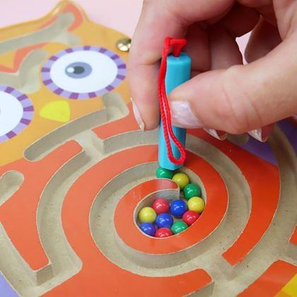 Obrazek z Magnetickie labirynt  -  sowa