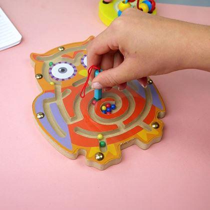 Obrazek z Magnetickie labirynt  -  sowa