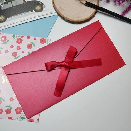 Obrazek z Koperta prezentowa  -  czerwona