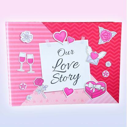 Obraz Dziennik wspomnień/fotoalbum dla par + kreatywny zestaw naklejek
