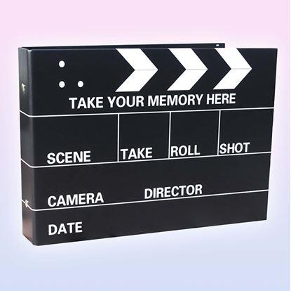 Obraz Dziennik wspomnień/album fotograficzny klaps filmowy + kreatywny zestaw naklejek