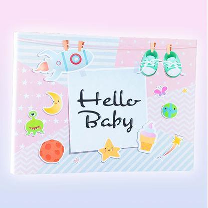 Obraz Dziennik wspomnień/album dziecięcy + kreatywny zestaw naklejek