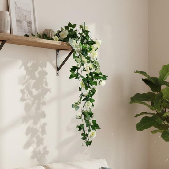 Obrazek z Sztuczna zwisająca roślina 90 cm -  biały