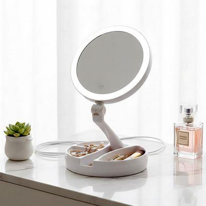 Obrazek z Przenośne podświetlane lusterko