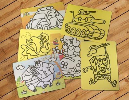 Obrazek z Piasek do malowania duży zestaw