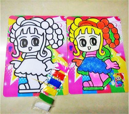 Obrazek z Piasek do malowania duży zestaw