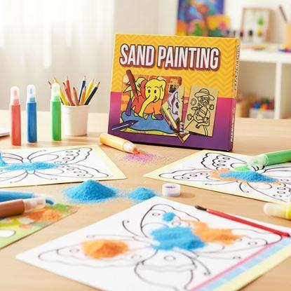 Obraz Piasek do malowania duży zestaw