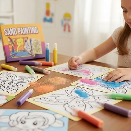 Obrazek z Piasek do malowania duży zestaw