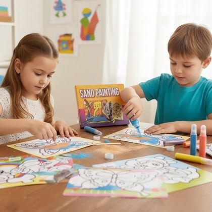 Obrazek z Piasek do malowania duży zestaw
