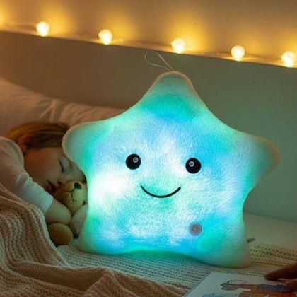 Obrazek z Świecąca poduszka – gwiazdka