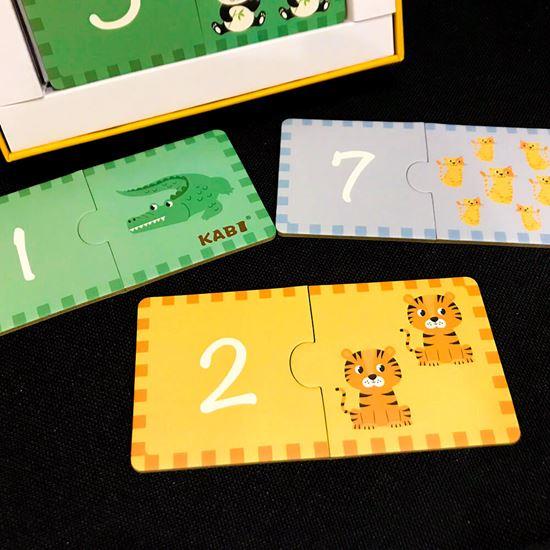 Obrazek z Edukacyjne puzzle – liczenie, 20 elementów