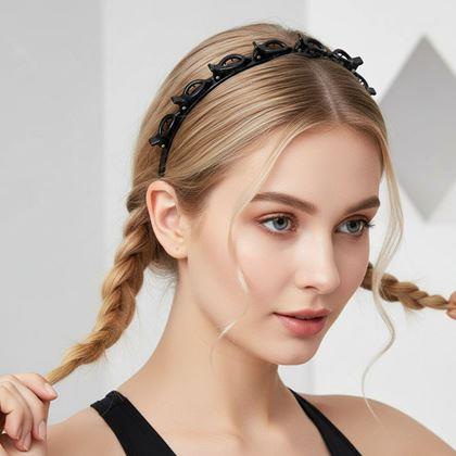 Obrazek z Opaska ze spinkami  -  czarna