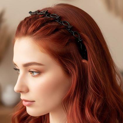 Obrazek z Opaska ze spinkami  -  czarna