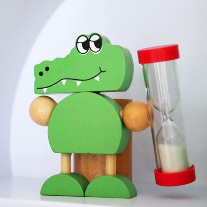 Obrazek z Stojak na szczoteczki z klepsydrą