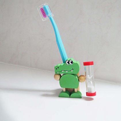 Obrazek z Stojak na szczoteczki z klepsydrą