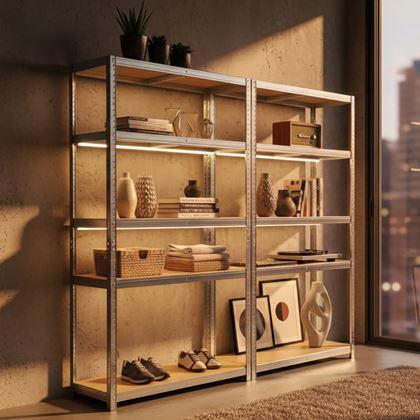 Obrazek z Metalowy regał 5 półek