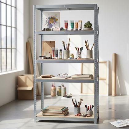 Obrazek z Metalowy regał 5 półek