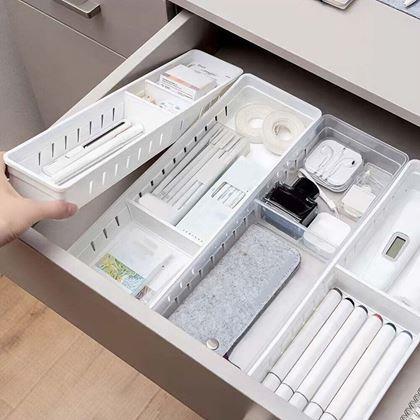 Obrazek z Organizer do szuflady z regulowaną przegrodą