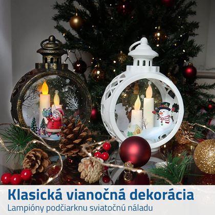 Obrazek z Świąteczny lampion  -  bałwanki