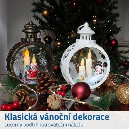 Obrazek z Świąteczny lampion  -  bałwanki